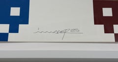 InvadHirst (grande sérigraphie encadrée et doublement signée)