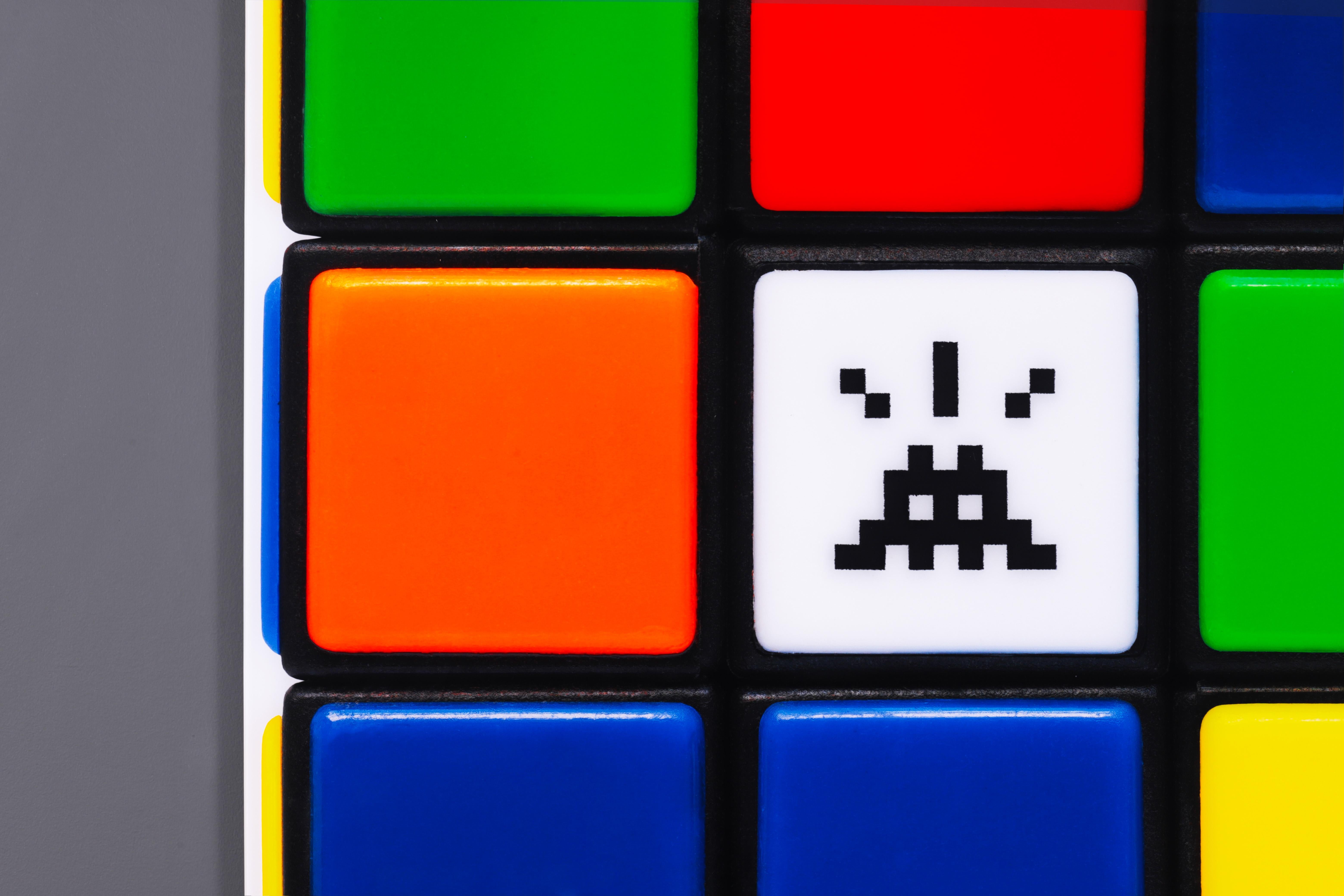 Impression giclée 'NVDR1-1 Invader Cube', 2023 en vente 1