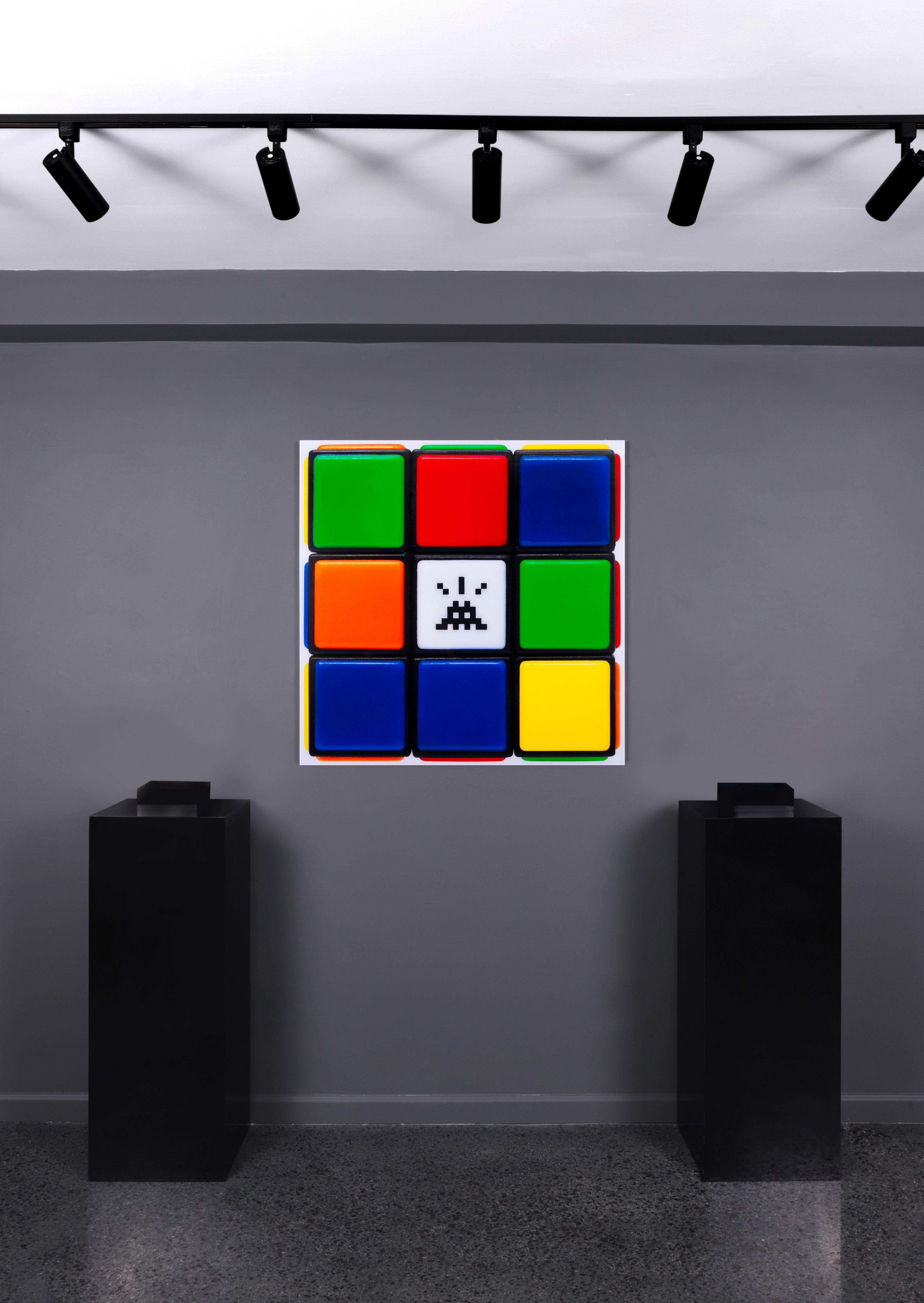 Impression giclée 'NVDR1-1 Invader Cube', 2023 en vente 2