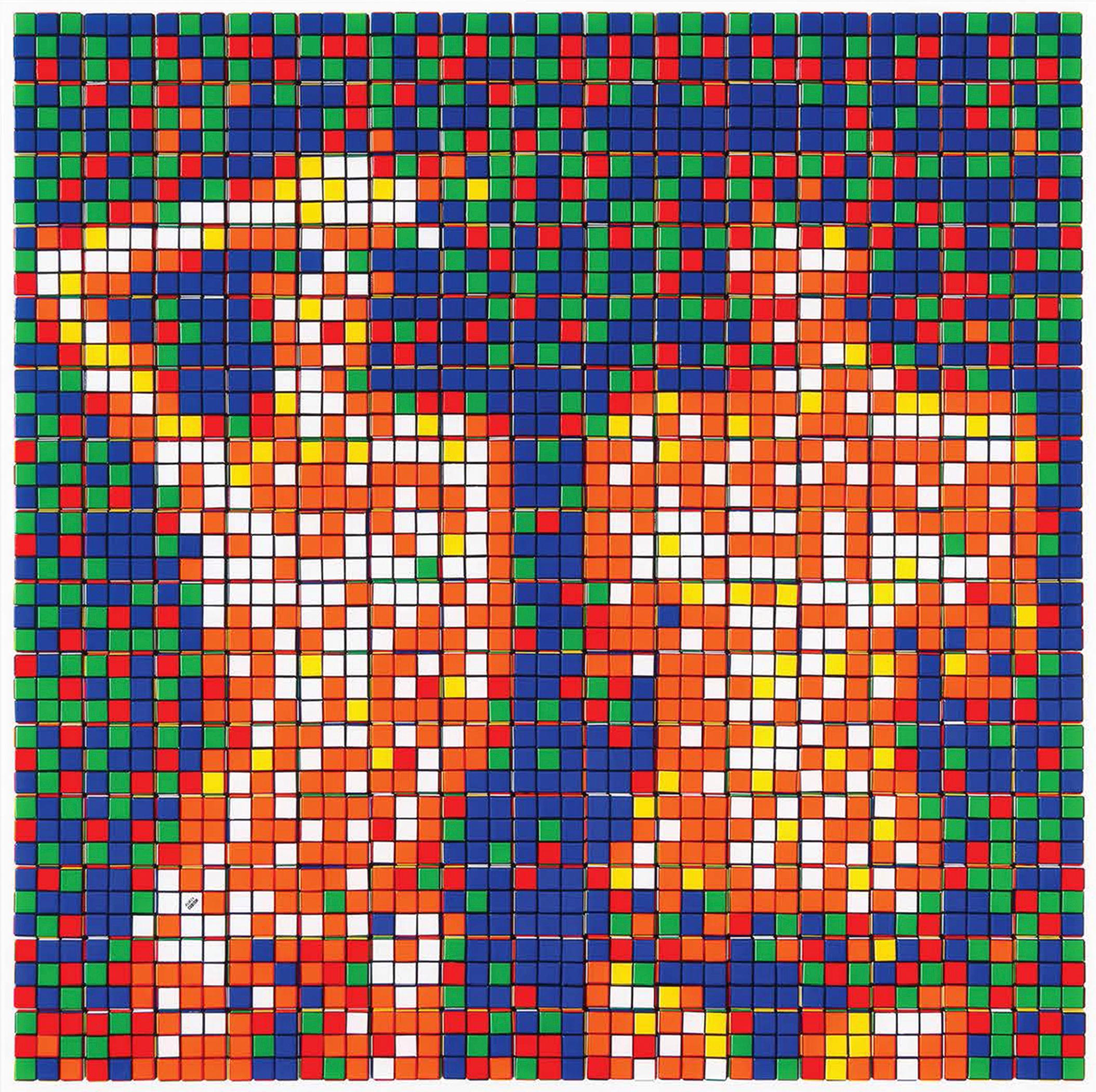 Invader Abstract Print - NVDR1-3 Country Life