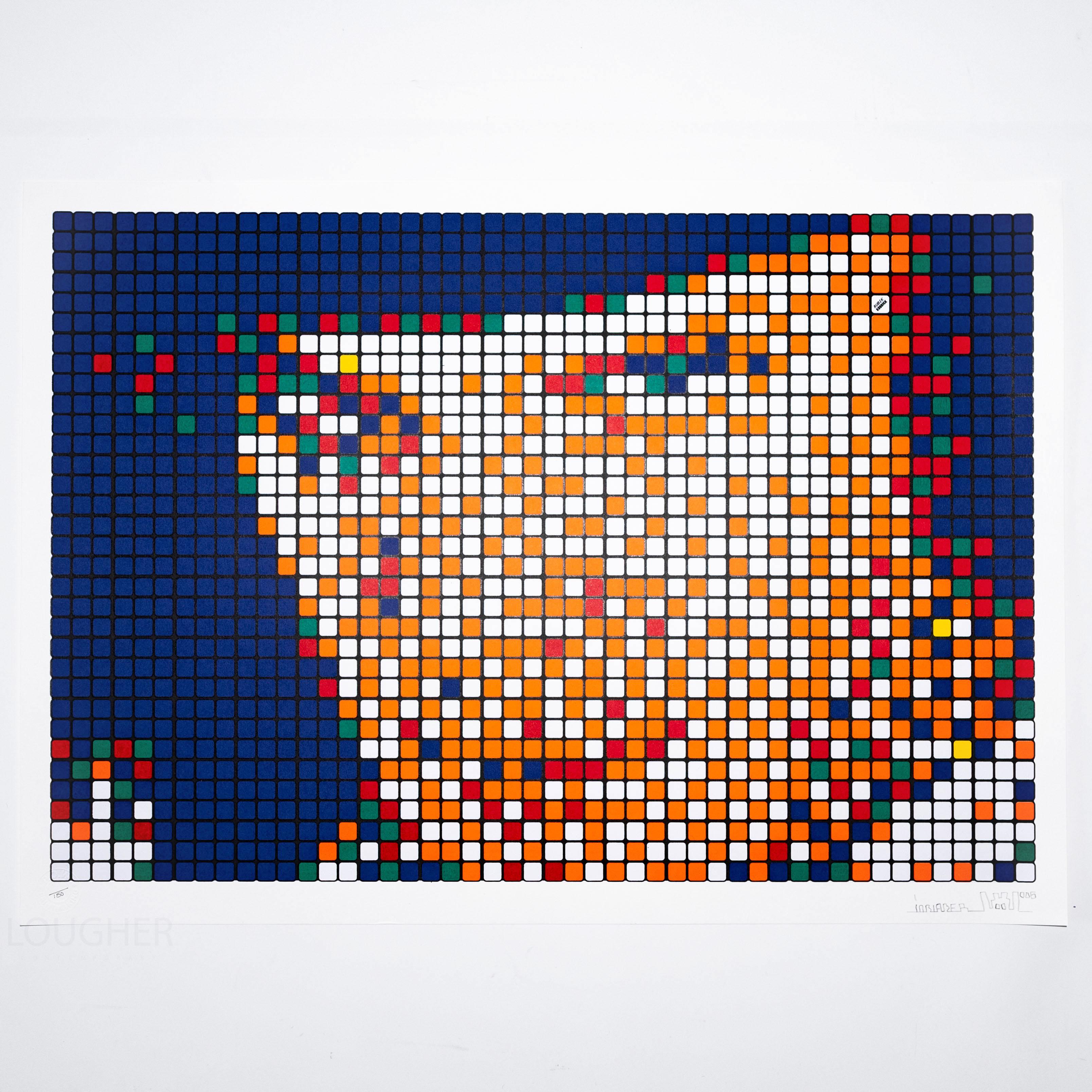 Rubik Kubrick I – Clockwork Orange (Alex) - Print by Invader