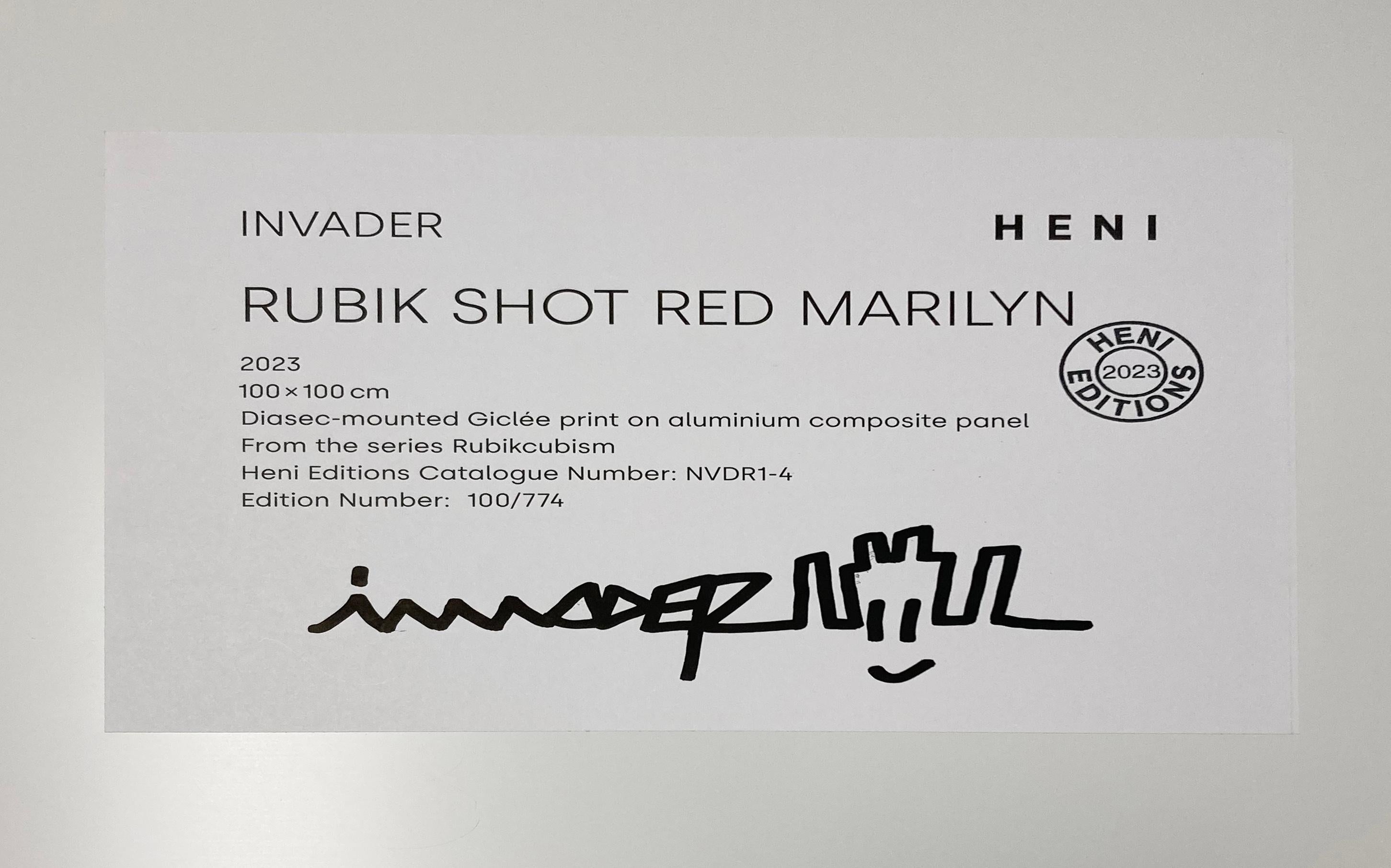 Rubik Shot Red Marilyn For Sale 2