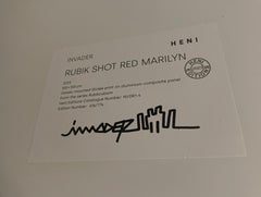 Rubik Shot Red Marilyn - Pop Art Celebrity Monroe - Limitierte Auflage Fine Art