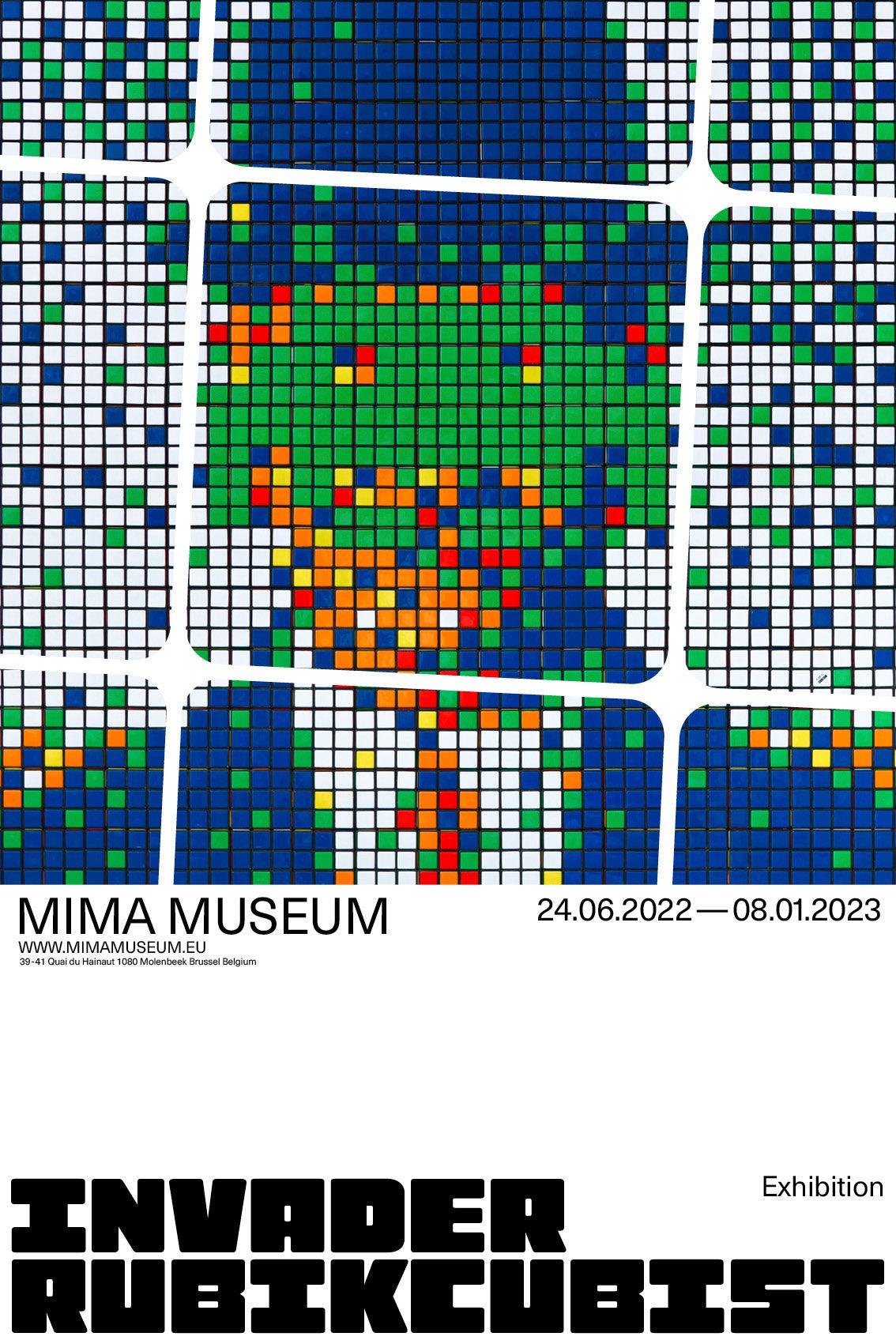 INVADER (FRENCH B.1969)
Rubikcubist Posters (Set of 10)
2022

the complete set of ten digital posters in colours on 130gsm Arctic Volume Silk wove
published by MIMA Museum, Brussels
each sheet 40 x 59.9cm
unframed
