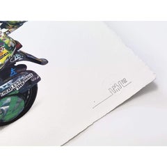 Scooter  Invader Street Art Limited Edition Signed Print, Colourful