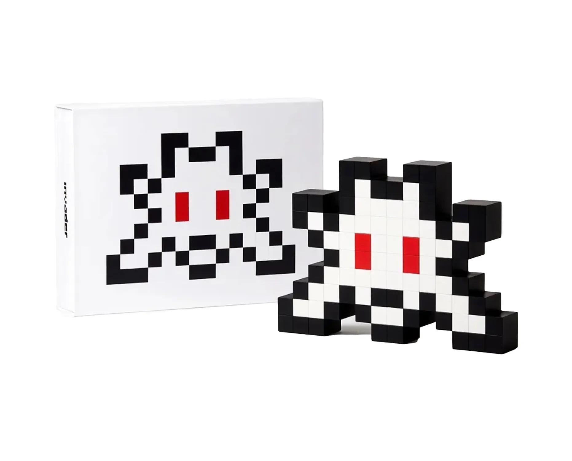 INVADER - 3D LITTLE BIG SPACE. Skulptur in limitierter Auflage, Stadt, Street Art – Sculpture von Invader