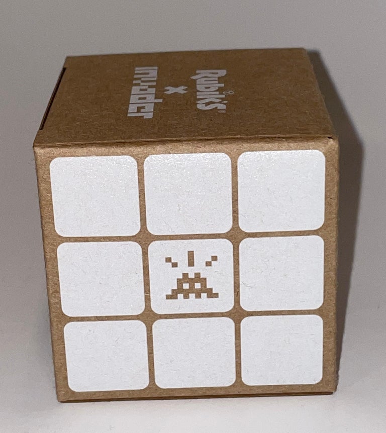 Rubik's cube x invader du musée MiMa