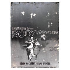 Vintage Invasion of the Body Snatchers, Black & White Movie Theatre Poster, 1956