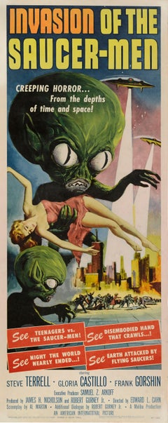 "Invasion of the Saucer Men" Movie Poster