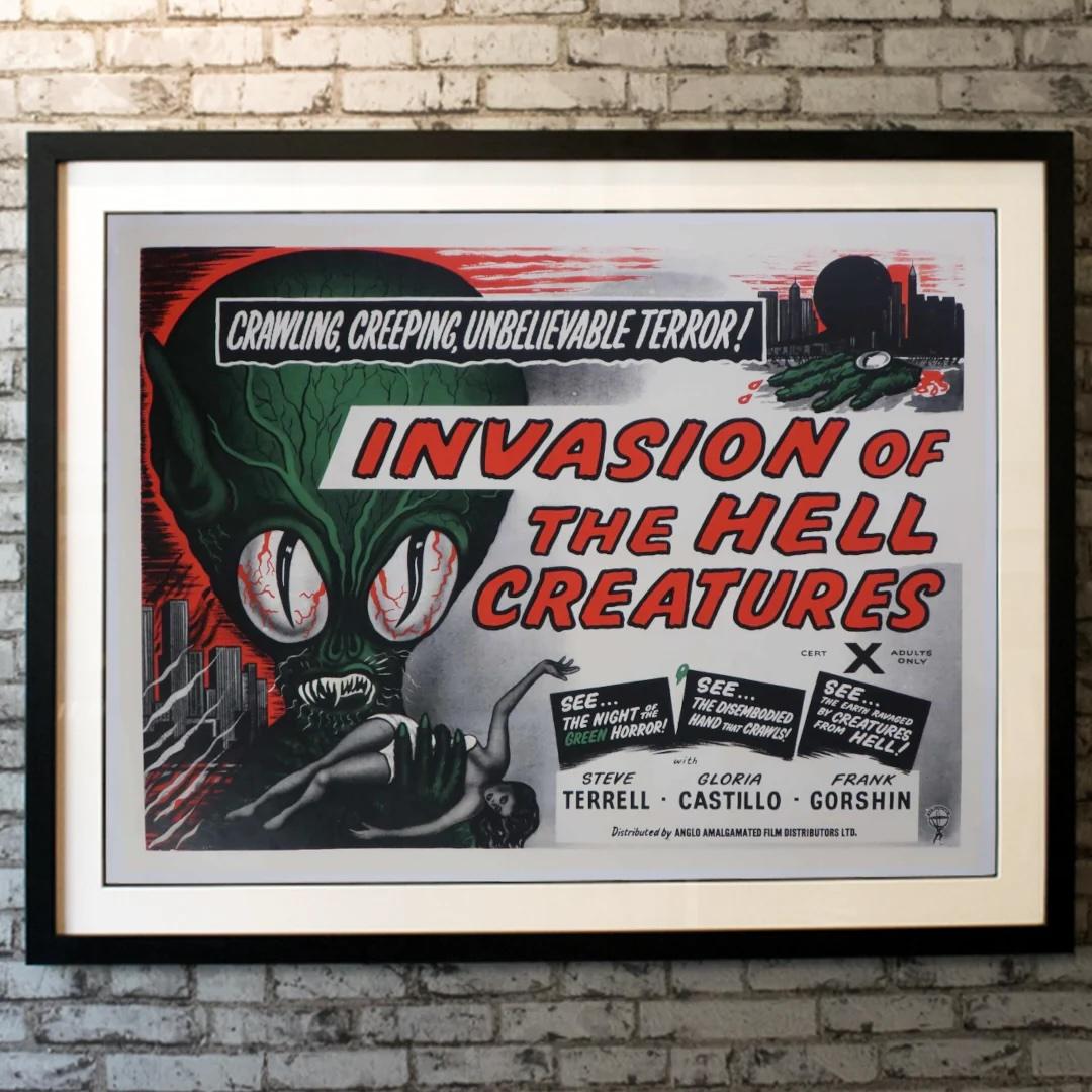 Invasion der Untertassenmenschen / Invasion der Höllenkreaturen (1958) (Mitte des 20. Jahrhunderts) im Angebot
