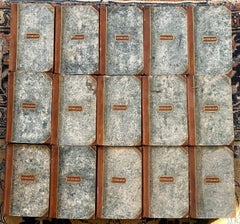 Inverary Set of Fifteen Leather Bound Books