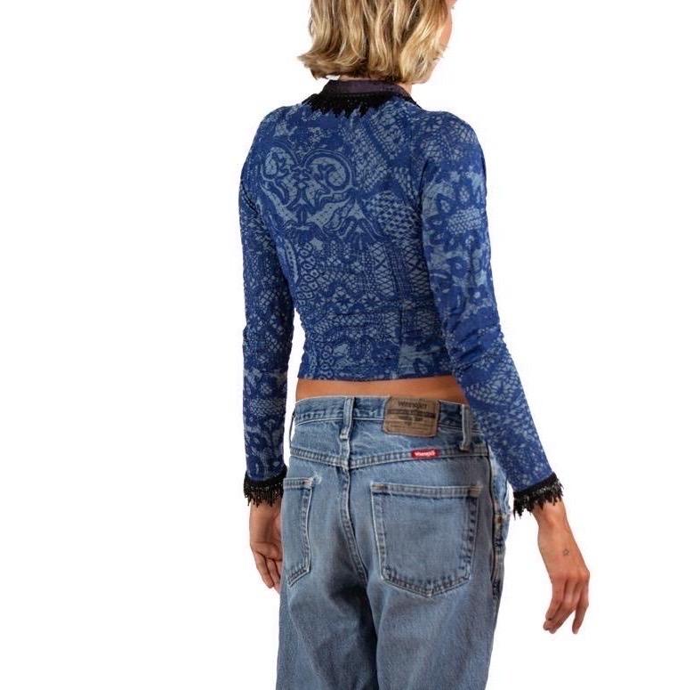 Invest In The Original Voyage  Navy Blue & Black Sweater 4