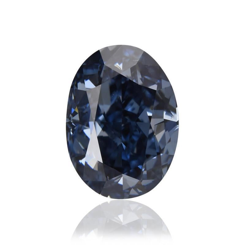 INVESTMENT GRADE GIA Fancy Vivid Blue Oval Diamond 1.02 Carats

The blue diamond market has always been strong, stable, and worthy of investment. 
The market has an insatiable appetite for fancy colored diamonds in general, and blues in particular -