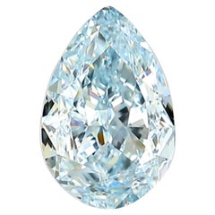 Diamante blu fantasia con taglio a pera GIA da 1,17 carati