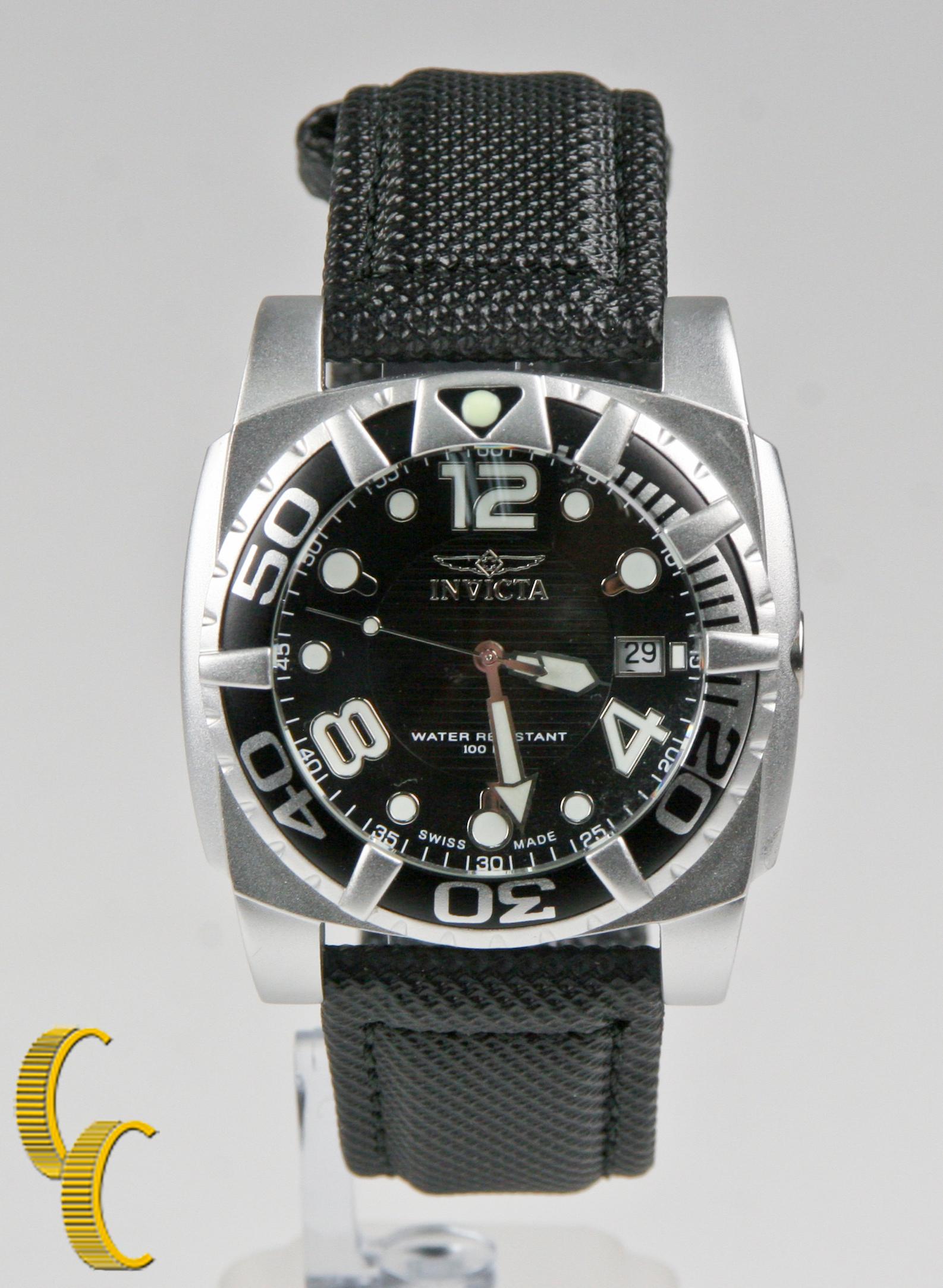 Modern Invicta Aluminum Diver Quartz Watch with Box, Model 7005, 44mm For Sale