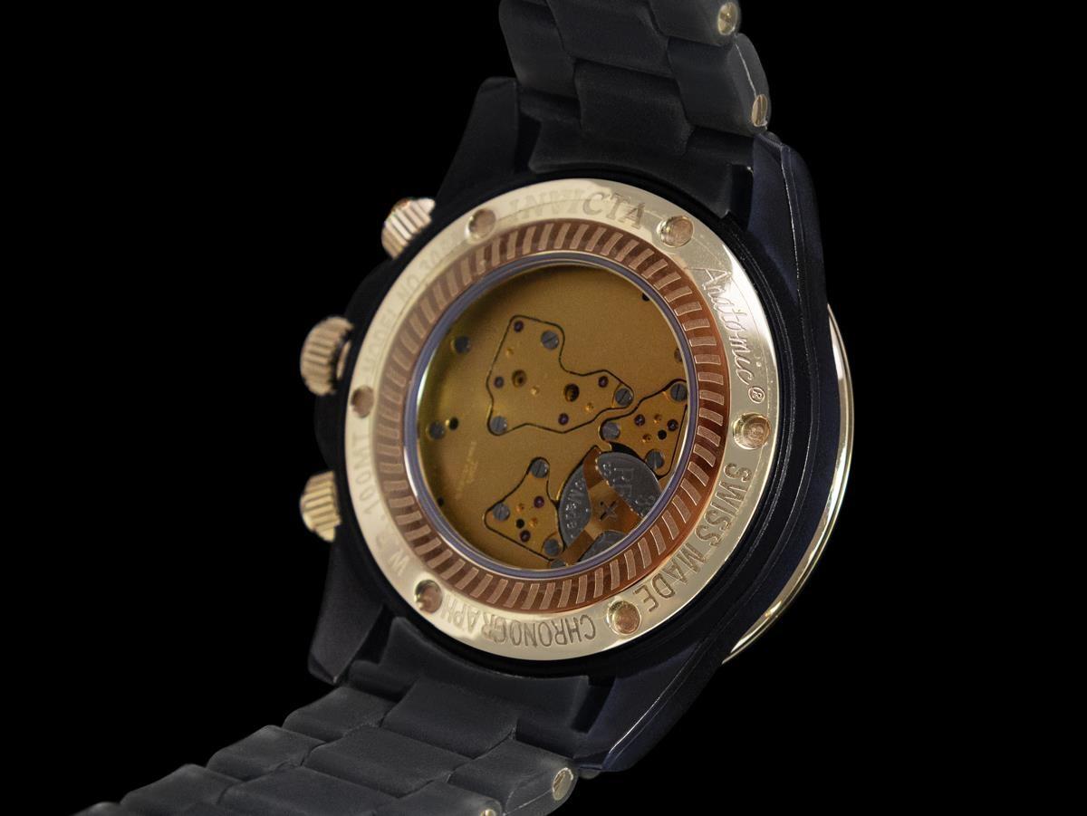 Invicta Anatomic Chronograph Herrenuhr - Besitzt & getragen von Harry Bellafonte COA im Angebot 3