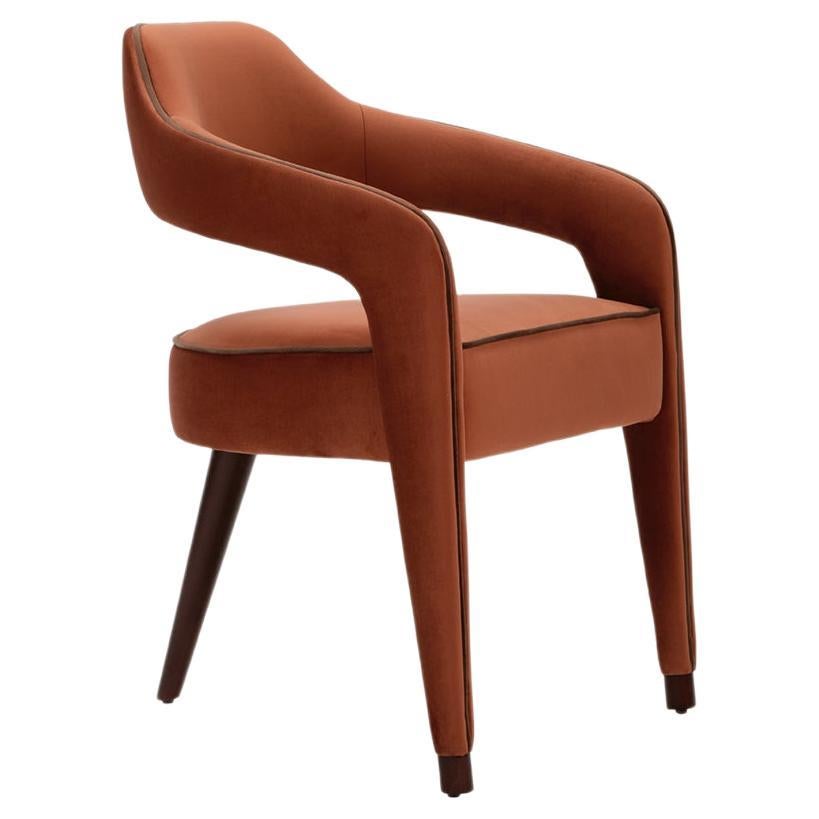 INVICTA Dining Chair in Velvet For Sale
