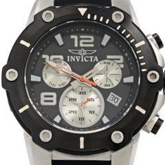 Invicta Speedway Chronograph Steel Silicone Black Dial Quartz Men's Watch 22235