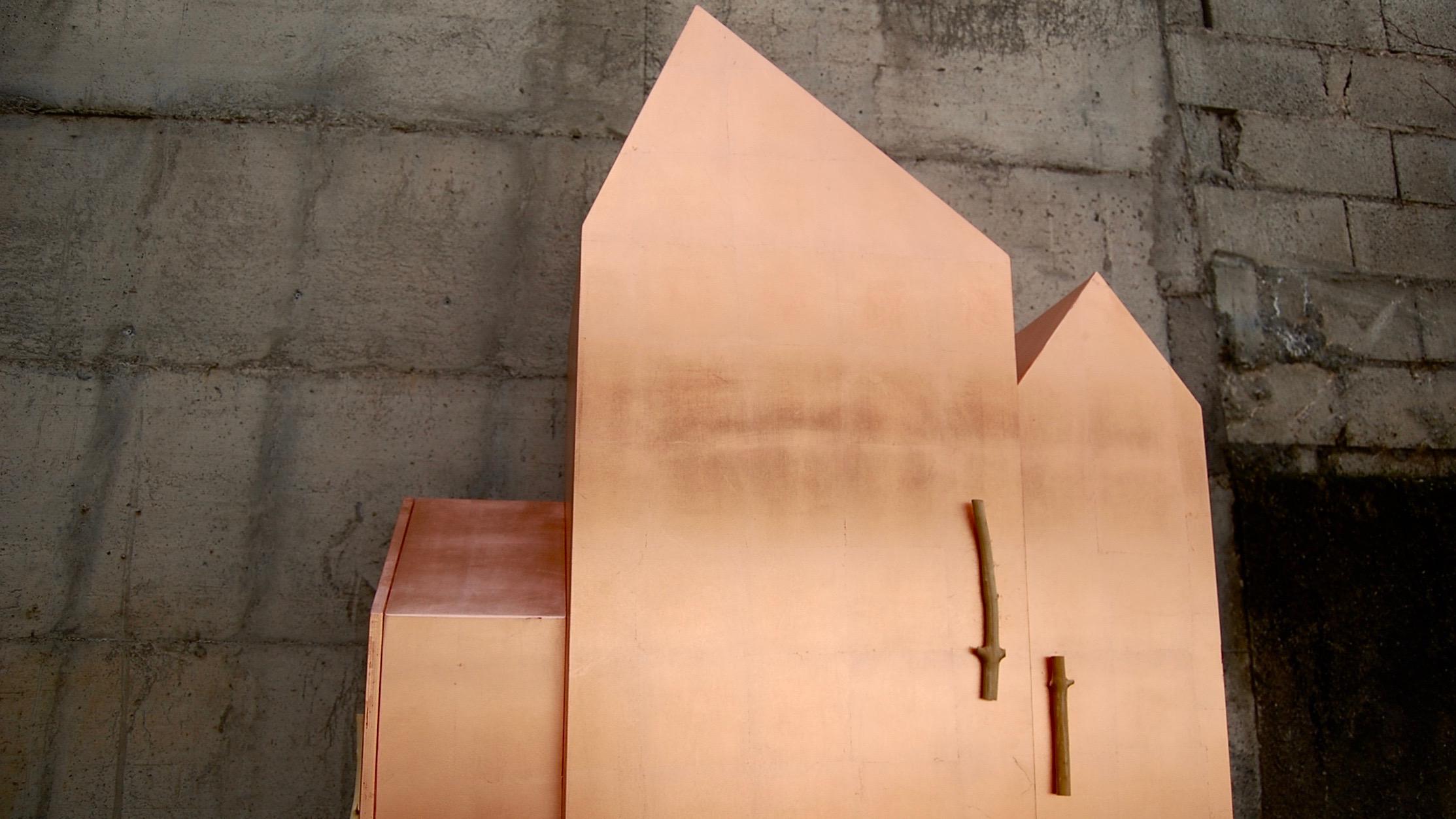Invisible Cities Copper Cabinet In New Condition For Sale In Grasse, FR