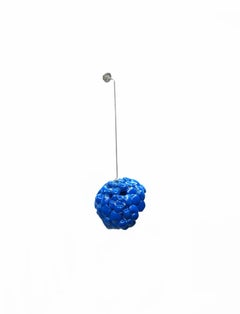 Invisible in Blue Thread Earring