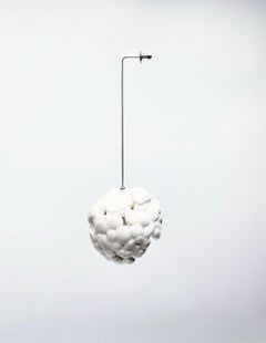 Invisible In White Thread Earring