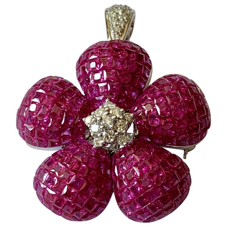 Bague tendance avec pendentif rouge en ivoire végétal