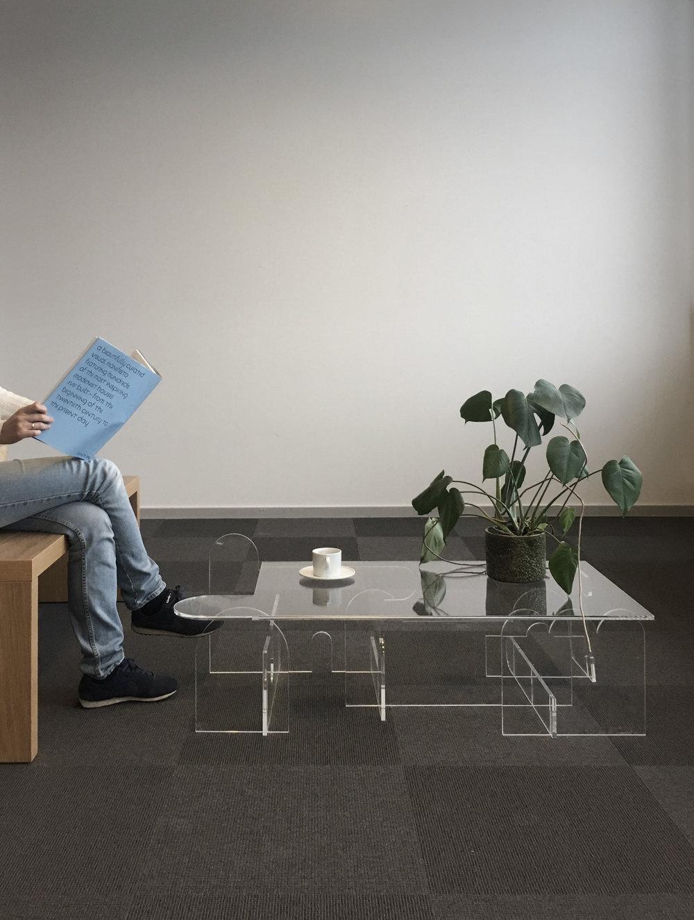 Invisible Perspective Table, Morgan Spaulding 2