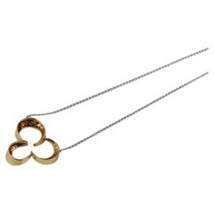 IO SI 18k Rose Gold Diamond Necklace