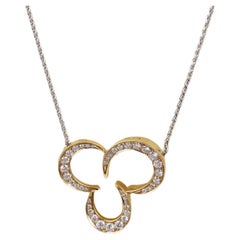 IO SI 18k Rose Gold Diamond Necklace