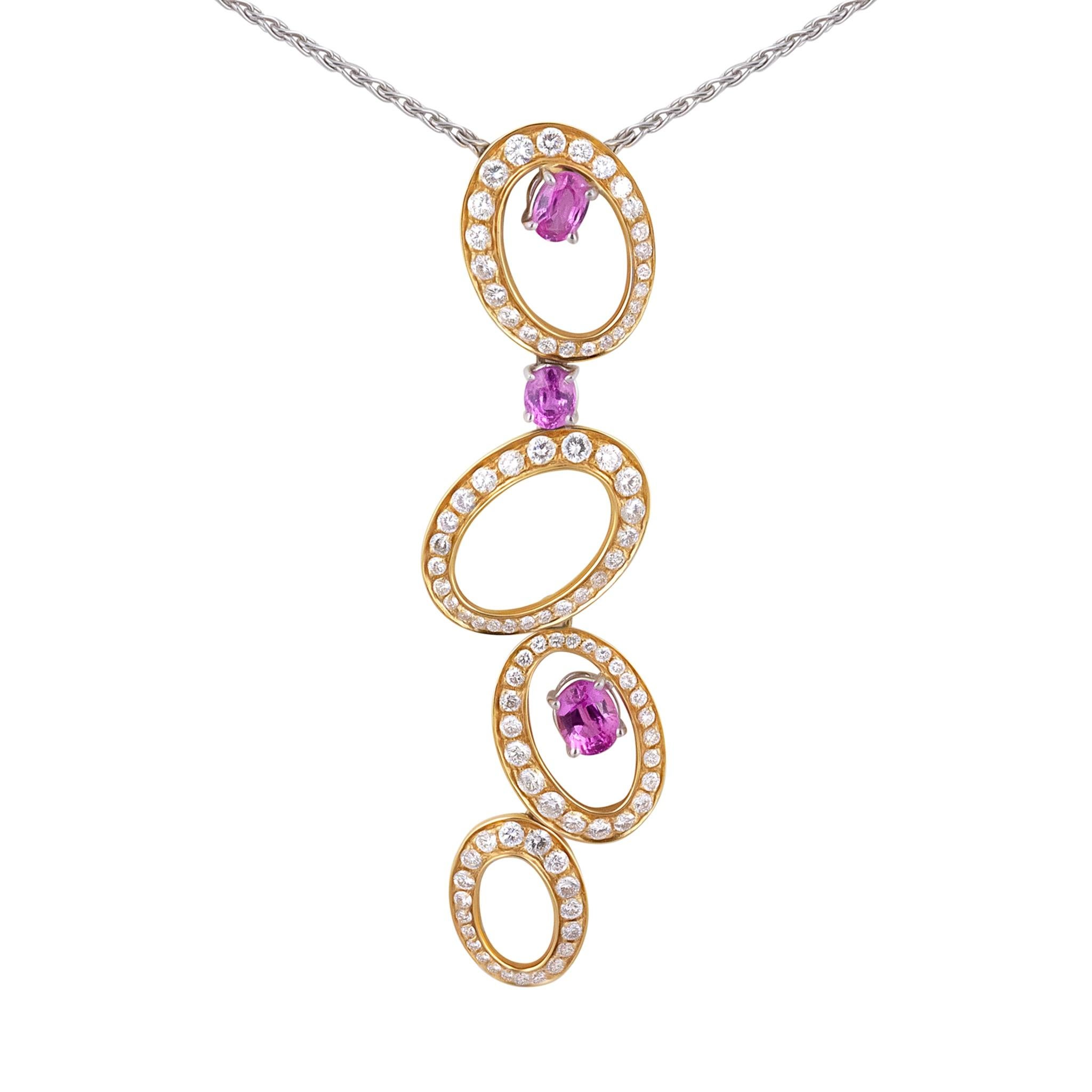 IO SI Necklace
18K White & Yellow Gold
Diamond: 2.00ctw
Sapphire: 2.06ctw
Retail price: $25,000.00
SKU: BLU01855
Italian made