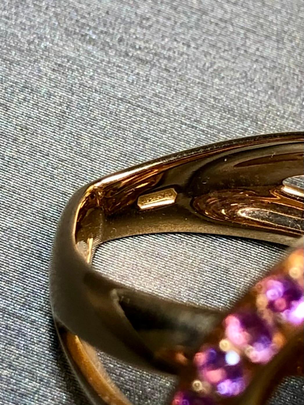 Io Si By Stefan Hafner 18K Rose Gold Diamond Pink Sapphire Pearl Cocktail Ring For Sale 5