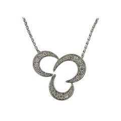 Io Si Gold Diamond Pendant Necklace 17/50