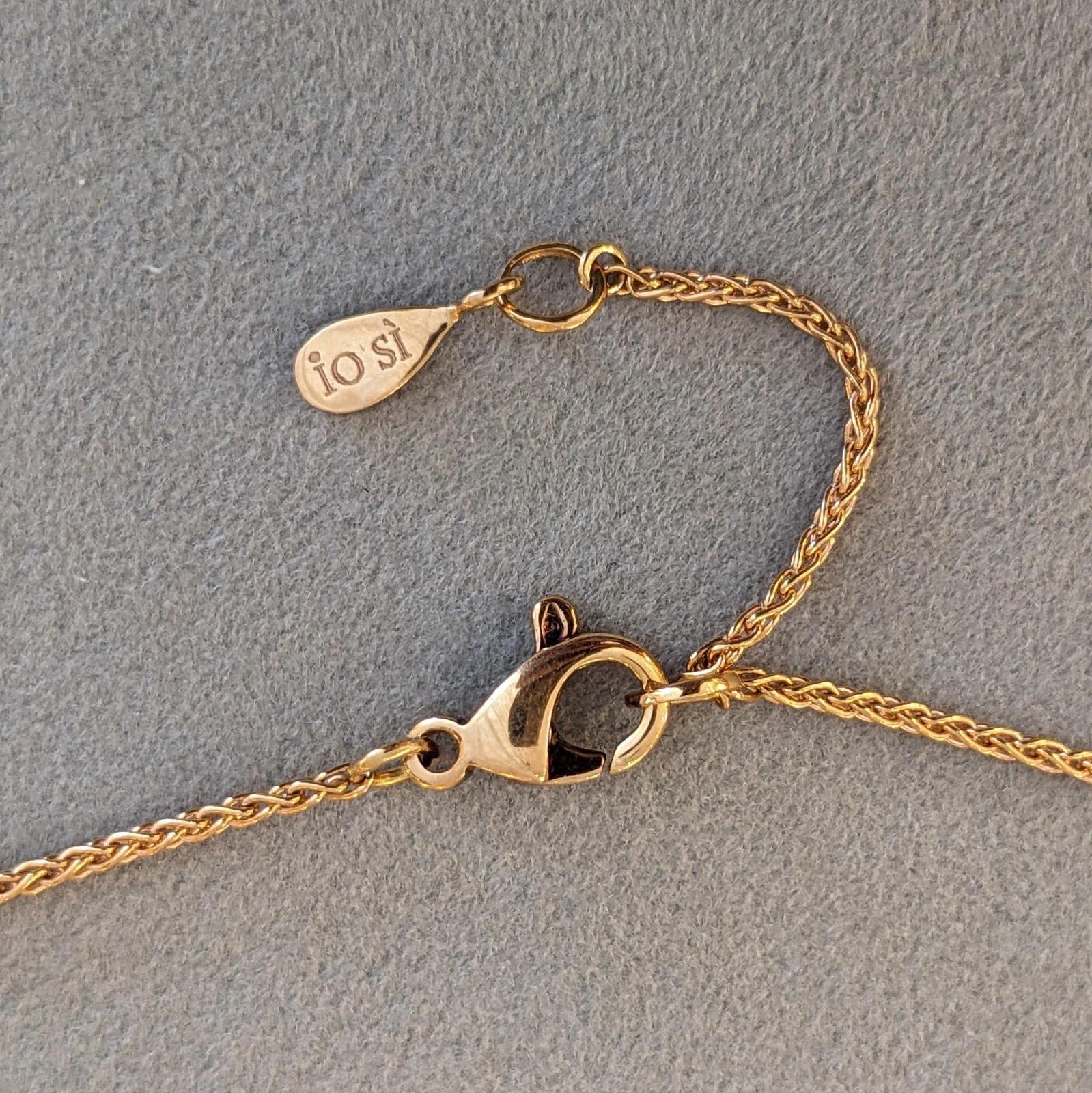 Collana con pendente a cascata in oro rosa 18 carati di You Si Italy in vendita 4