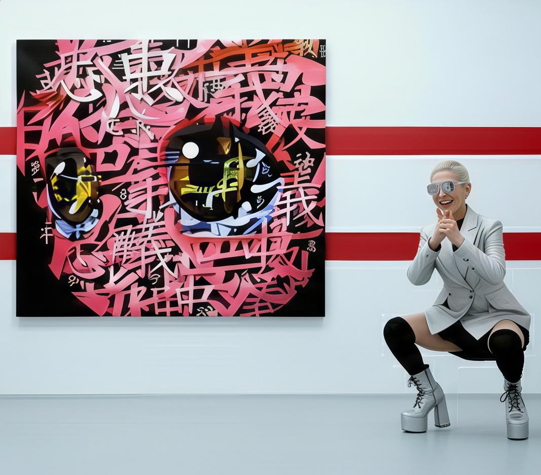 Kawaii Kanji Whispers Red