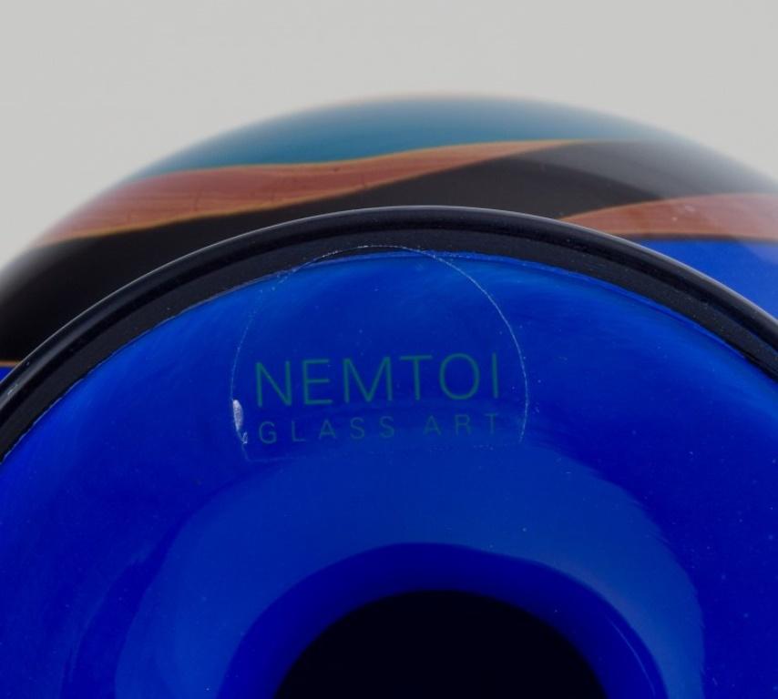 Ioan Nemtoi. Vaso in vetro artistico fatto a mano. Fine del XX secolo. in vendita 1