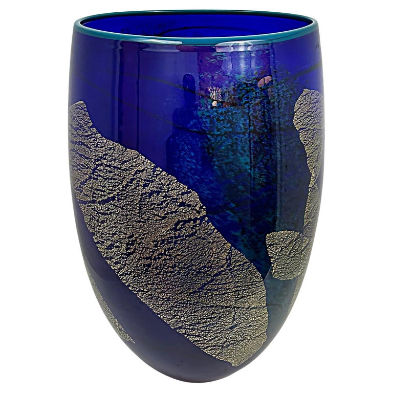 Ioan Nemtoi Modern Monumental Studio Art Glass Vase, Bucharest 