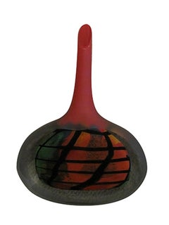 "Solid Red Bottle," Hand Blown Glass signed by Ioan Nemtoi