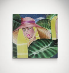 Explorers , cartoon glam, pop, figurative, contemporary feminine