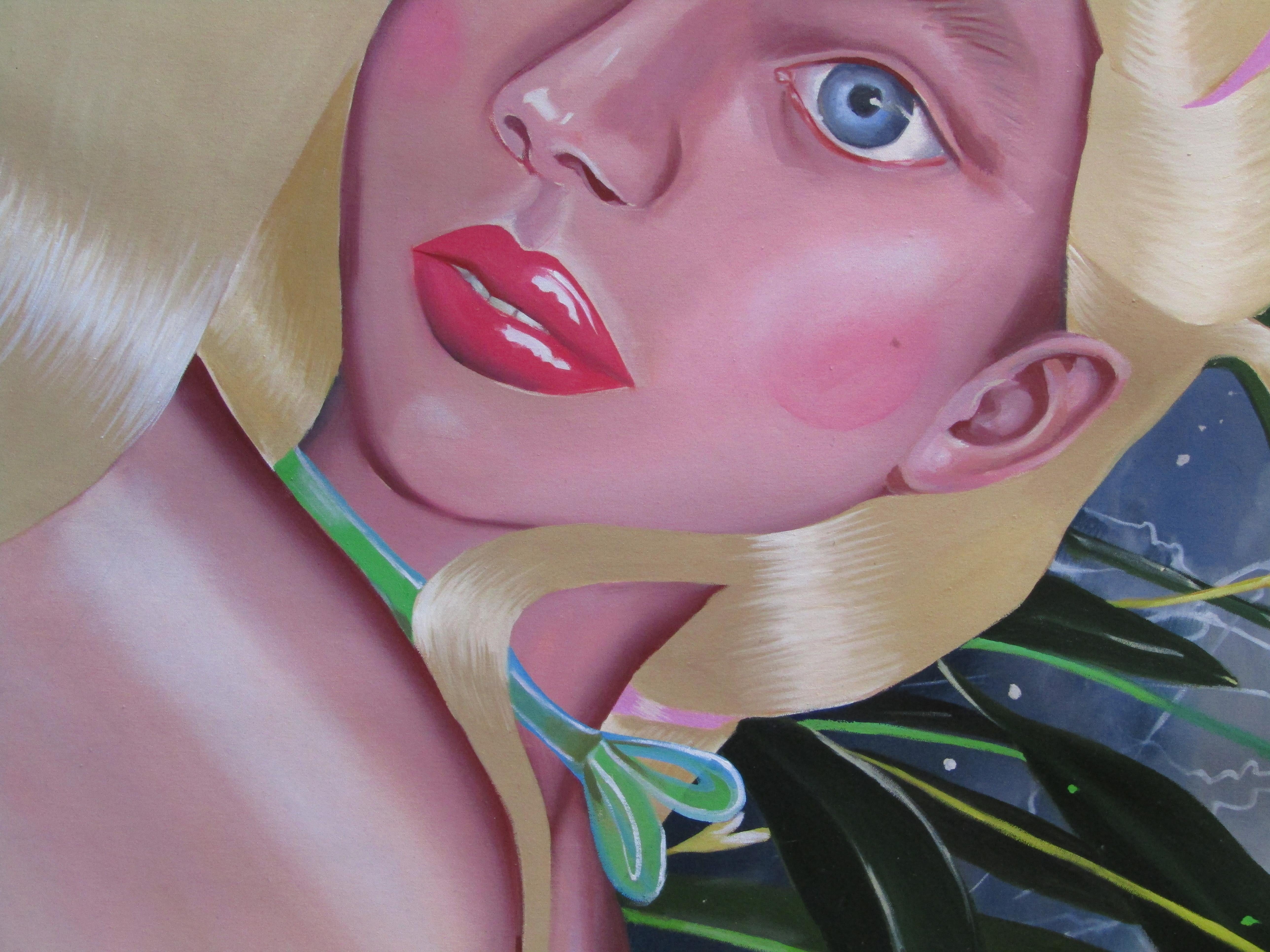 Persephone- figurative, oil on canvas, mythological, women, feminism, Contempora 2