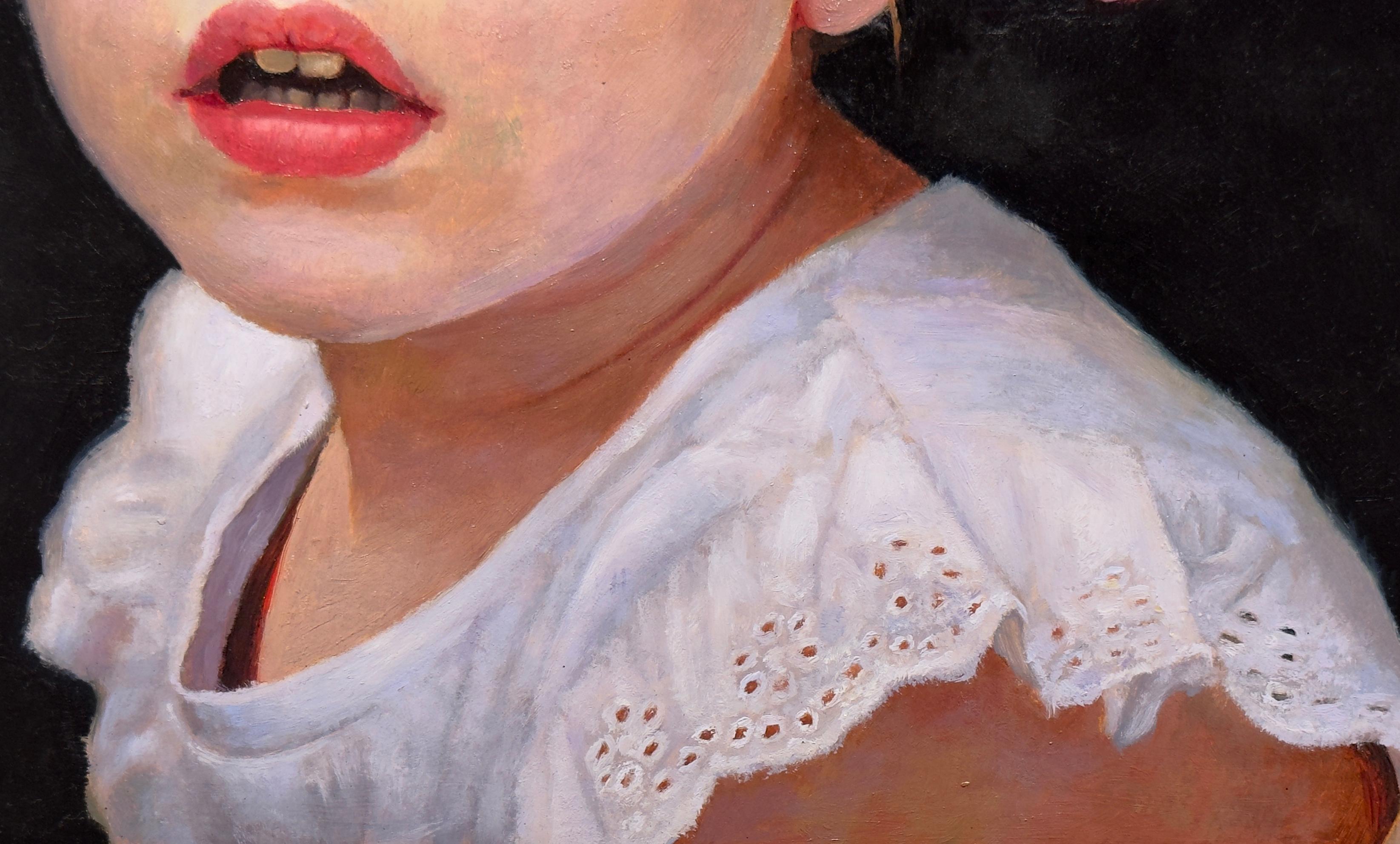 Original Painting by Ioanna Stefou. 

Ioanna Stefou (b. 1981, Lamia, Greece) is a painter based in Athens. In 2006, she completed her degree in Architecture at the National Technical University of Athens and worked in the industry for over a decade.