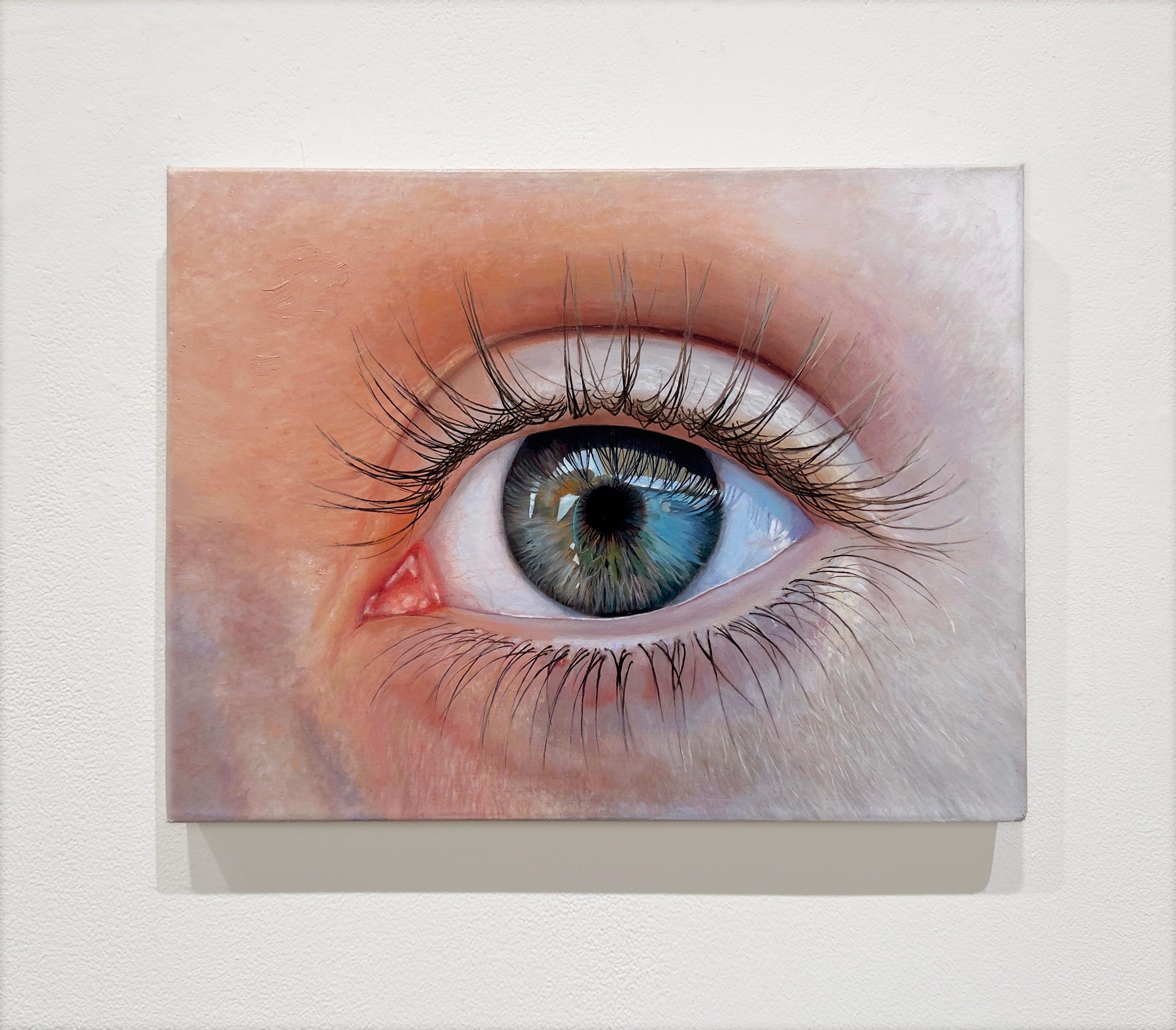 EYE - Realismo / Primo piano / Figurativo / Femminile - Painting di Ioanna Stefou