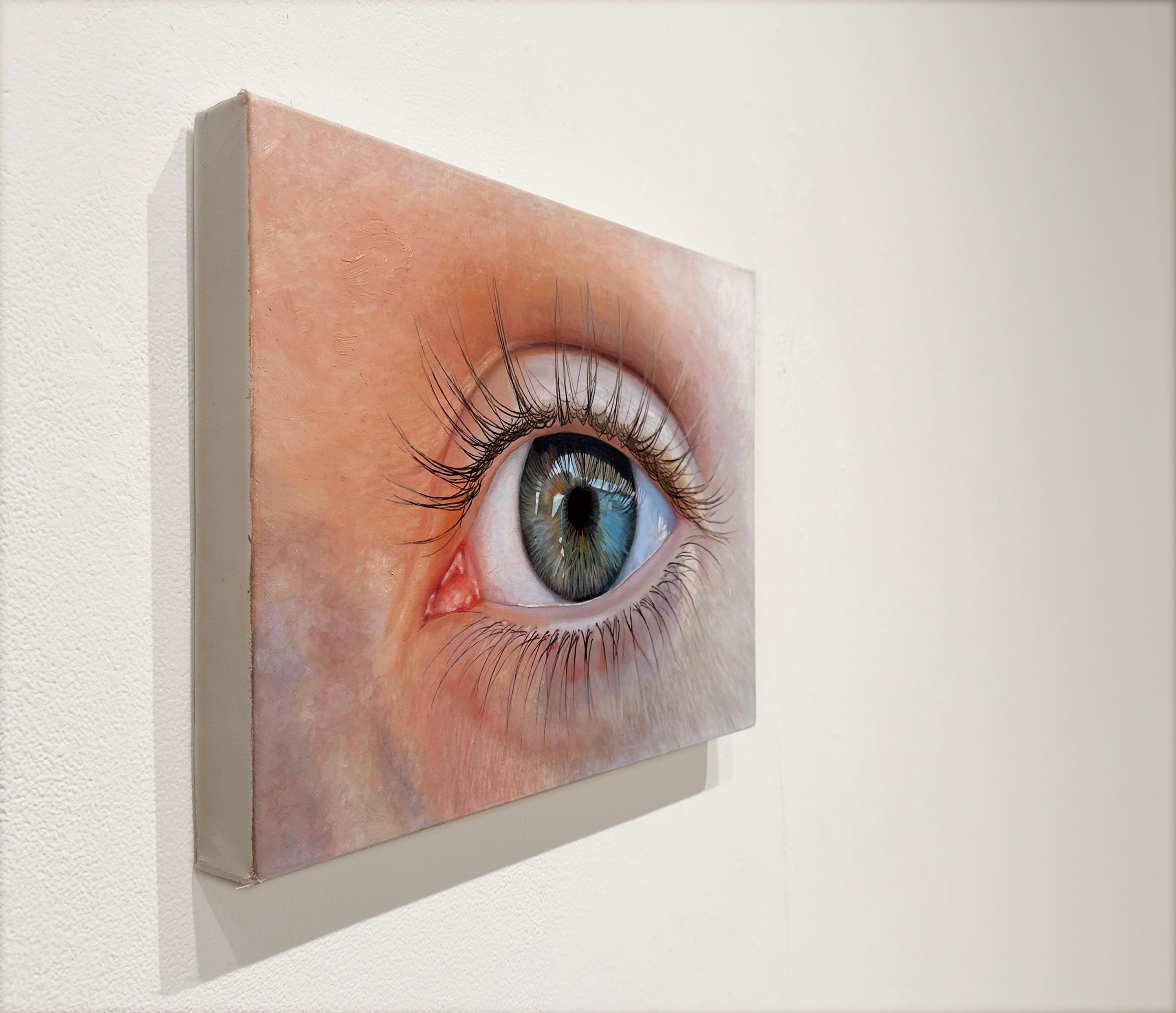 EYE - Realismo / Primo piano / Figurativo / Femminile - Painting Contemporaneo di Ioanna Stefou