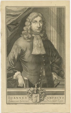 Ioannes Camphuys: Venerable Governor-General of the VOC, Dutch East Indies, 1724