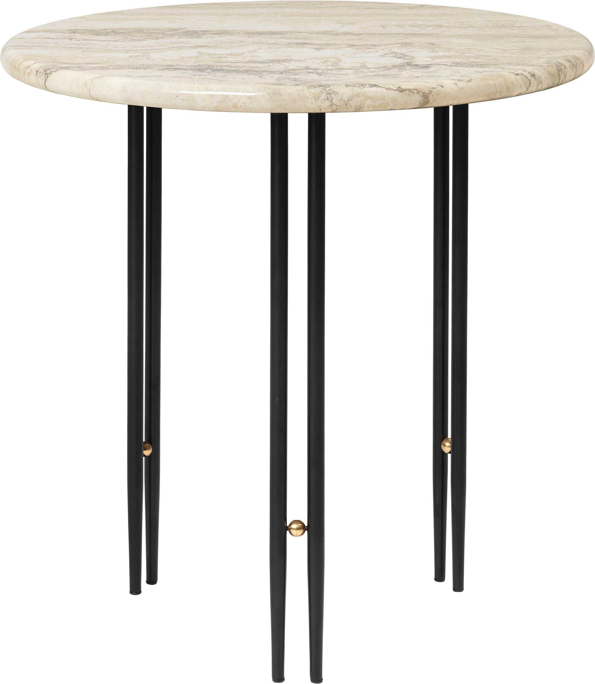 ‘IOI’ Travertine Side Table by GamFratesi for GUBI For Sale 4