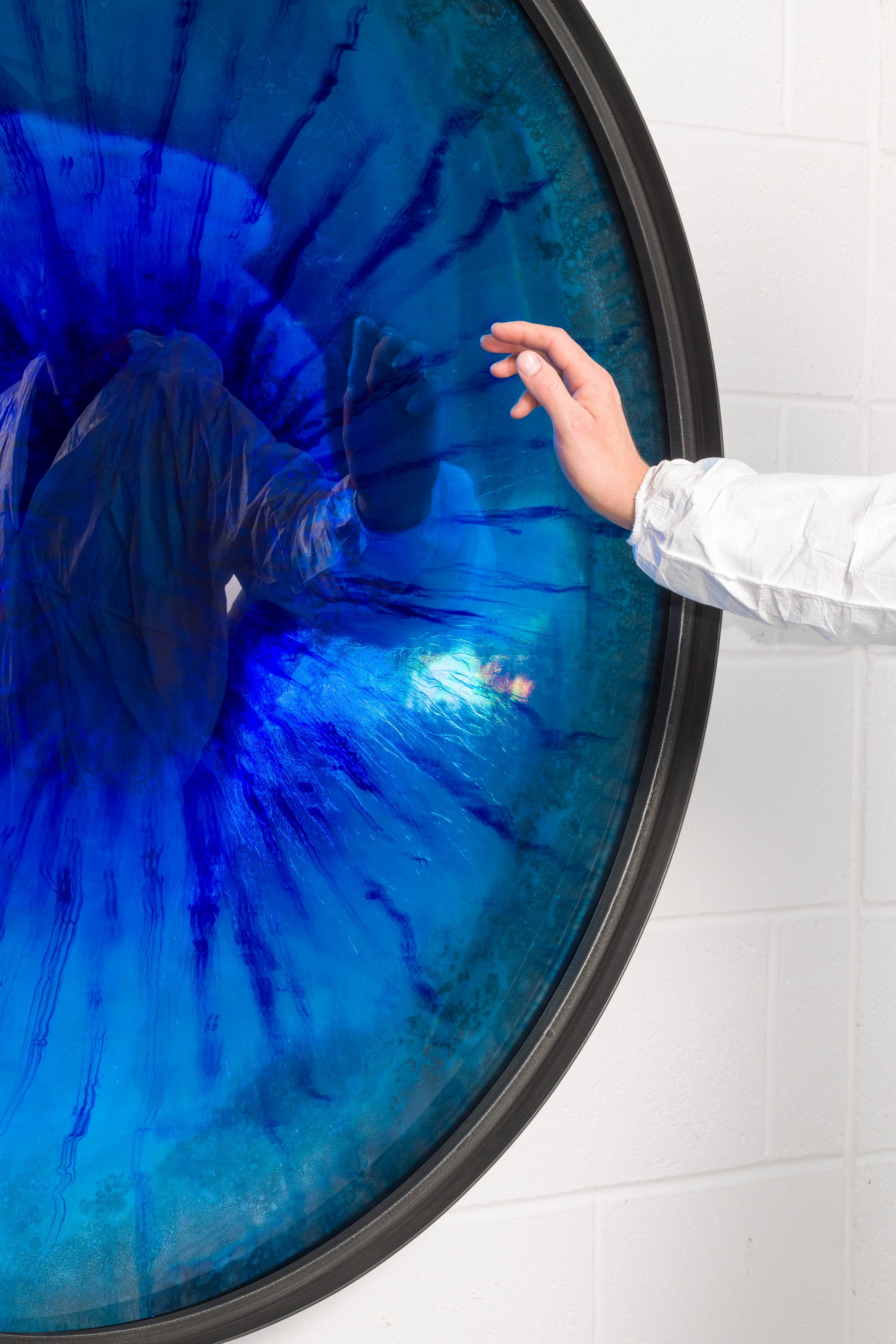Miroir Iris Ionian de Tom Palmer en vente 3