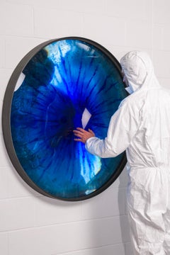 Ionian Iris Mirror by Tom Palmer