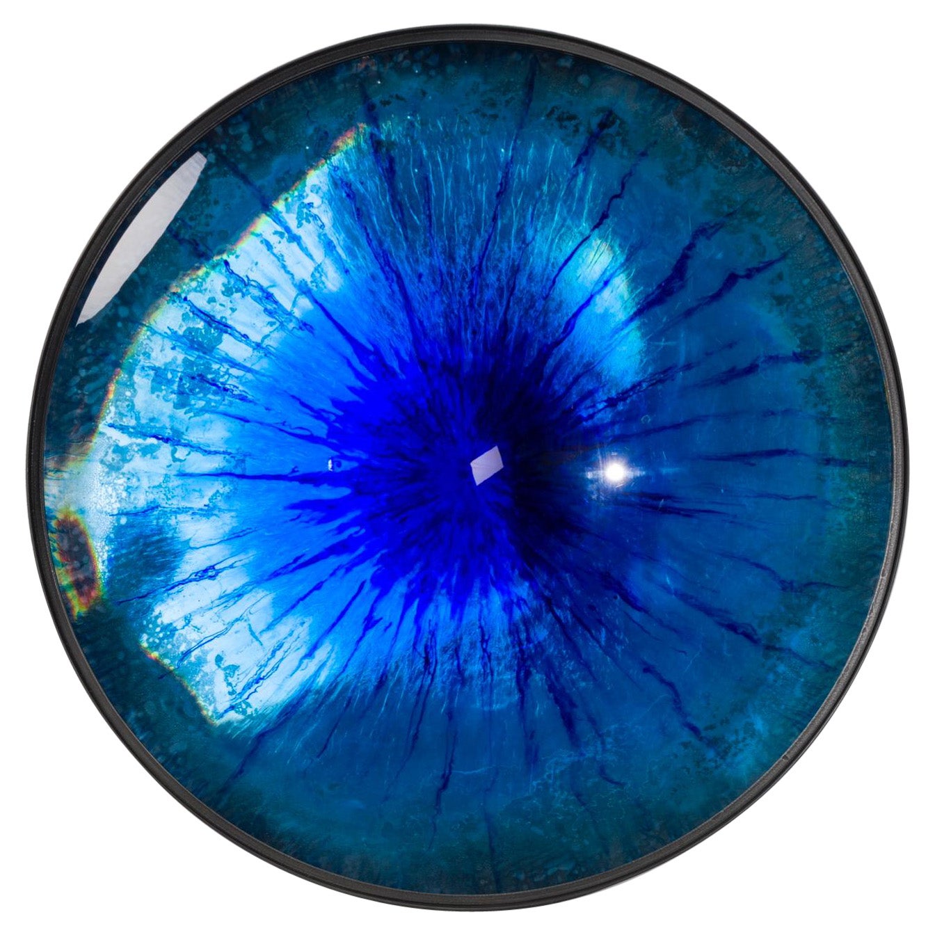 Ionian Iris Mirror by Tom Palmer For Sale