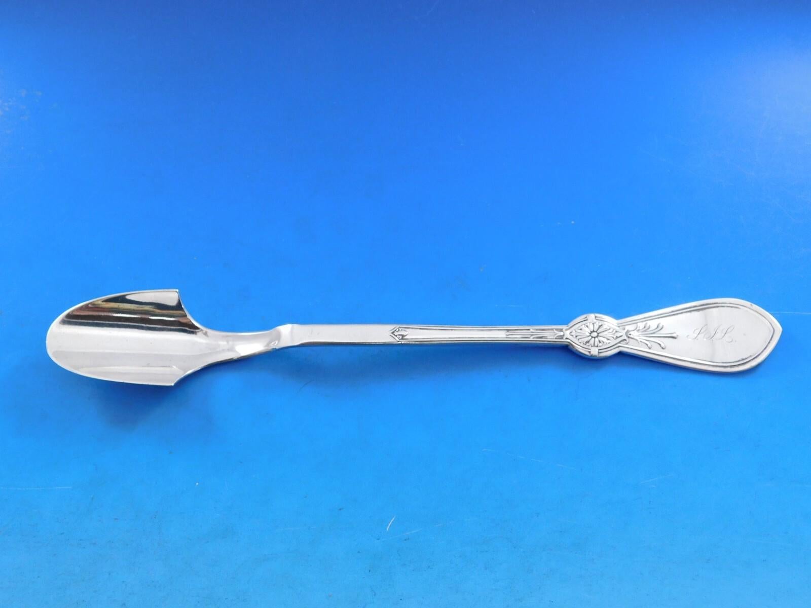 Mid-20th Century Ionic by Gorham Sterling Silver Flatware Set for 6 Service 33 pieces Early Rare For Sale