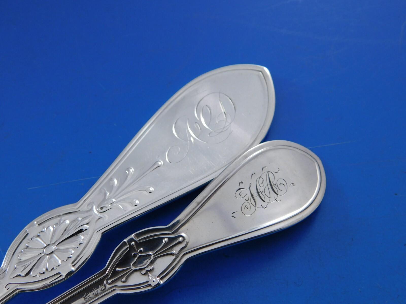 Ionic by Gorham Sterling Silver Flatware Set for 6 Service 33 pieces Early Rare For Sale 4