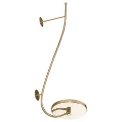 Ionico Wall Support Small, in Steel, Gold 24-Karat Finish, Italy